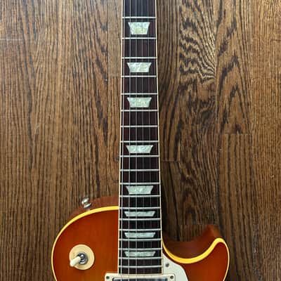 RARE! 1999 Gibson Custom Shop Historic 40th Anniversary ‘59 Les Paul Standard Reissue R9 PLAIN TOP! w/ OHSC & COA image 5