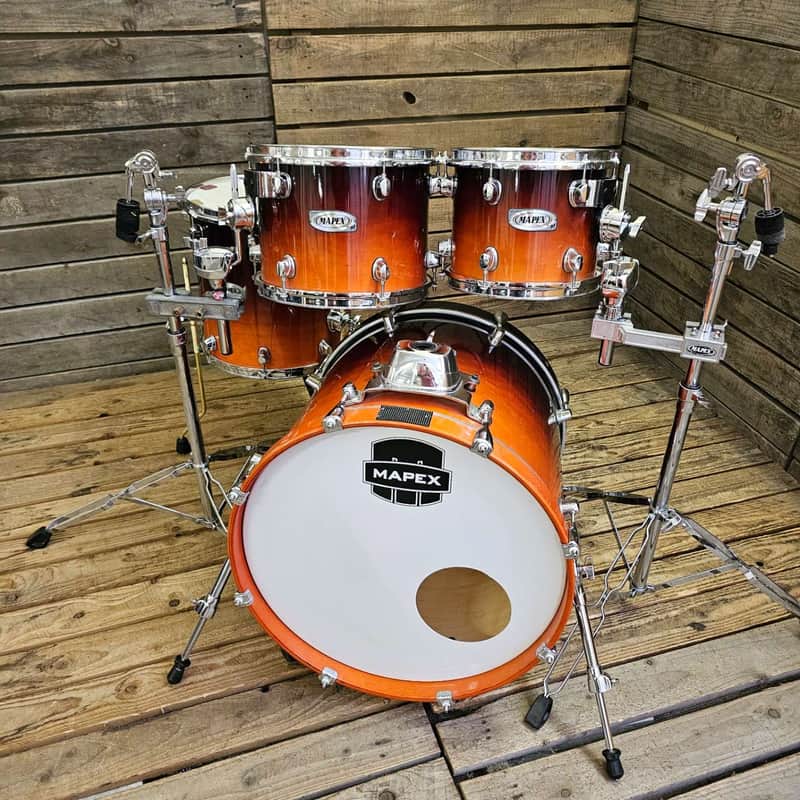 Drum Kit Acoustic Mapex PRO M Caramel Fade USED! RKMK150826 image 1
