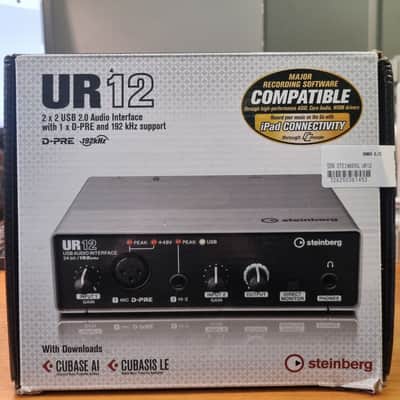 Steinberg UR12 USB 2.0 Audio Interface 2010s - Silver/Black image 1