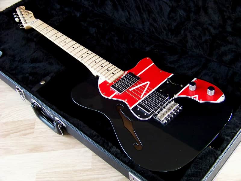 TPP Jonny Buckland / Coldplay "Viva La Vida" Fender 72' Thinline Telecaster Tribute - "Blacky" image 1