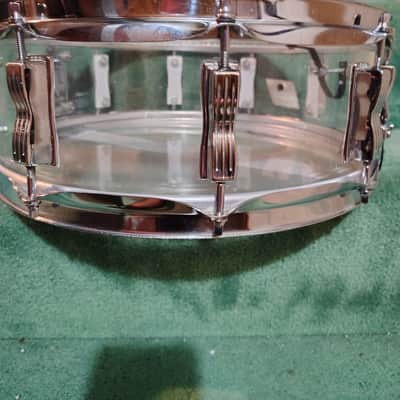 Ludwig Vistalite 14"(Diameter)x5"(Depth) Snare Drum 1970's - Clear Acrylic image 7
