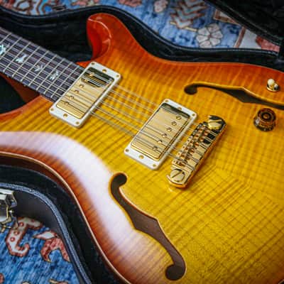 PRS USA Paul Reed Smith Hollowbody 12-String "McCarty Sunburst + Rosewood" (2016) image 2