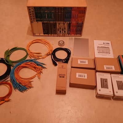 Homemade Modular eurorack synthesizer 2020 - Wood image 2