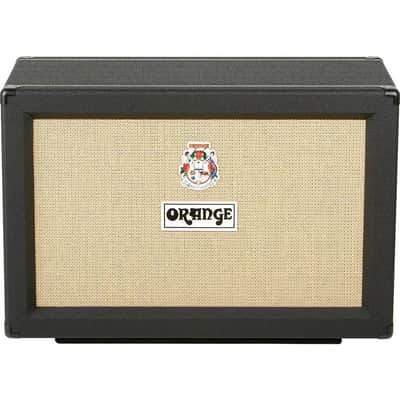 Orange 2x12 Speaker Cabinet, PPC212C Black image 1