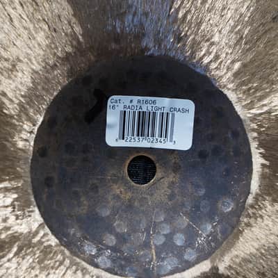 Sabian Radia Series 16" Crash AUTOGRAPHED by Terry Bozzio image 5