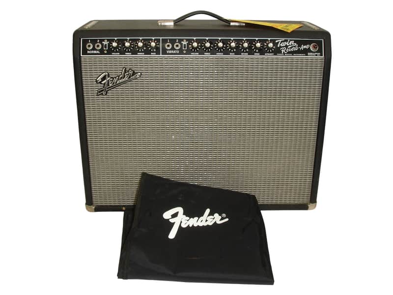 2001 Fender '65 Twin Reverb Reissue 85-Watt 2x12" Guitar Combo Amp w/ Cover imagen 1