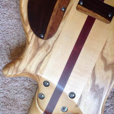 Simonetti 6 String lefty Bass mid-2000 hand rubbed finish image 13