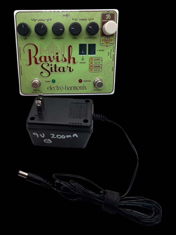 Electro-Harmonix Ravish Sitar Sitar Emulator 2011 - Present - Green / Red X7637 image 1