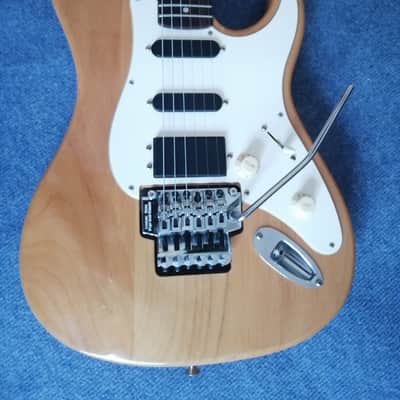 Rare Vintage 90's - Samick Valley Arts Super Strat SSM2 (1993, Natural, Floyd Rose Licence) image 2