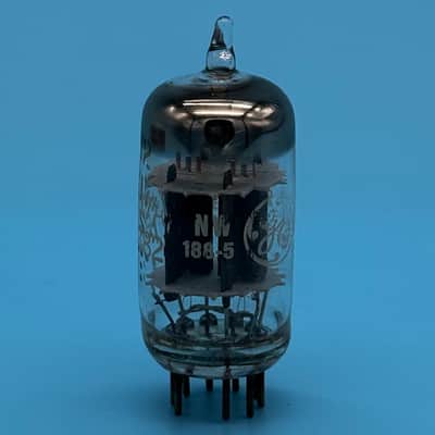 1967 GE 12AU7A ECC82 Vintage Short Gray Plate Halo Getter Preamp Tube! T316 image 5