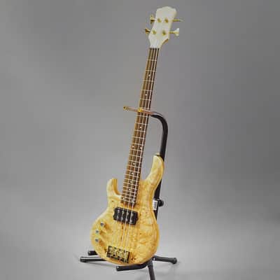 Custom Made Left Handed Behold the Lion Short Scale Electric Bass with Bag image 1