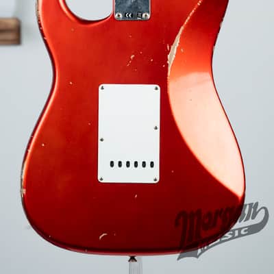 Fender Custom Shop '58 Stratocaster Relic - Faded Aged Candy Apple Red image 4