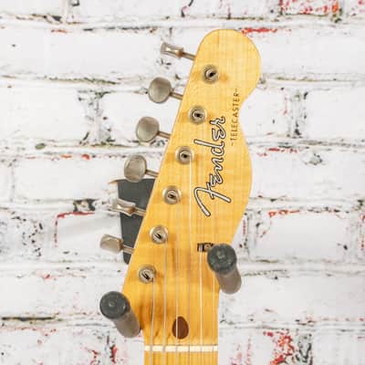 Fender - Custom Shop 1958 Top Loader Telecaster Journeyman Relic - Electric Guitar - Firemist Red - with  Hardshell Case - x8877 (9235700216-8877) image 5