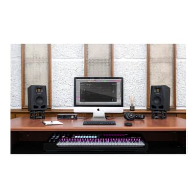 ADAM Audio A4V 2 Way Studio Monitor (Pair) with Subwoofer and Cables Bundle image 10