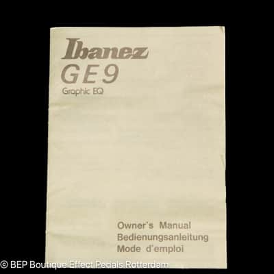 Ibanez GE-9 Graphic Equalizer 1984 s/n 446827 Japan image 11
