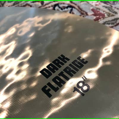 Paiste Vault Release 0047: Sound Creation 18" Dark Flatride Flat Ride from 1985 IMMACULATE COLLECTOR GRADE NOS Mint Formula 602 alloy gem! image 18