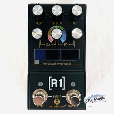 Used Walrus Audio MAKO Series MKII R1 High-Fidelity Reverb Guitar Effects Pedal ♫