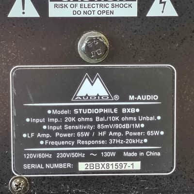 Pre-Owned M-Audio Studiophile B8X 8” Powered Studio Monitors - Sold As Pair image 10