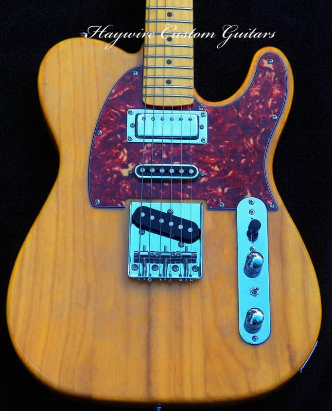 X-Light-Weight 6.5lb Brent Mason Style Nashville Guitar-Butterscotch Blonde Ash 12" Radius Maple Neck+ 7-Way Switch+ Frets Leveled, Crowned and Polished + Humbucker+ Full Setup + Tortoise Guard ! image 1