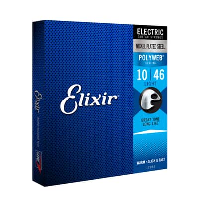 Elixir 12050 Polyweb Electric 10-46 - Electric Guitar Strings image 1