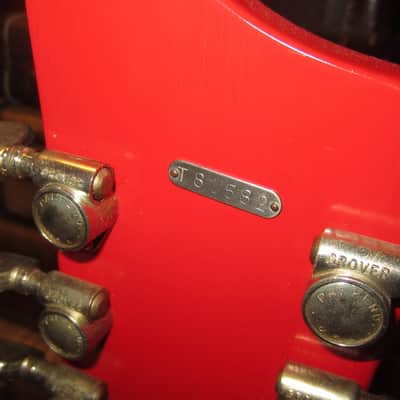 Vintage 1962 National Glenwood 95 USA Map Guitar Red w/ Original Case image 6