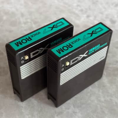 Yamaha DX7 Voice ROM-1 & ROM-2 Data Cartridge Set
