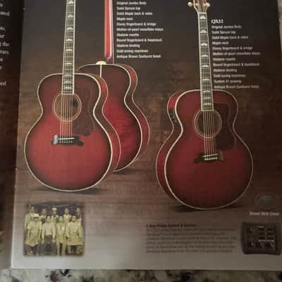 Yamaha Acoustic guitar catalog 2001 CJ32 CJX32 LL400 LL500 LS400 LS500 LLX LSX image 3