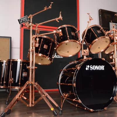 Sonor HiLite Exclusive 10 Piece Copper Drum Kit Set John Tempesta RETURN TO CLIENT #27721 image 3