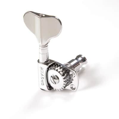 Grover 145C Titan Bass Guitar Tuners, 2x2 Set - Chrome image 1