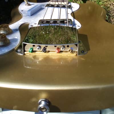 Eko Melody lefty bass 1972 gold image 15
