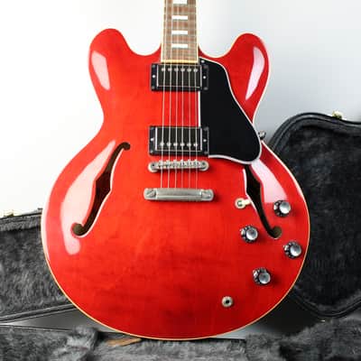 2007 Gibson ES-335 Cherry Red Finish Block Inlays Electric Guitar w/OHSC image 2