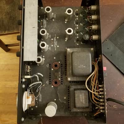 Bogen MX30A Mixer Amplifier 30 Watt 7868 Tube Amp PA Head 1965 - Black image 9