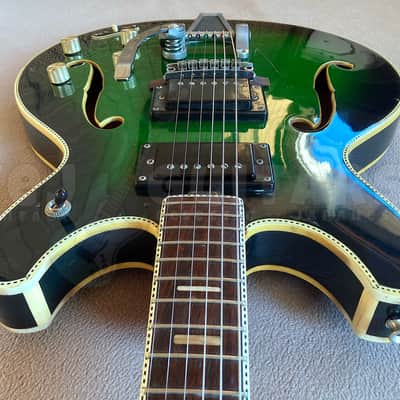 TEISCO 'EMPERADOR' VINTAGE '335' MIJ 1960s GREEN ***CLEARANCE*** image 10