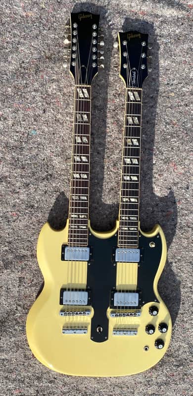 Gibson EDS-1275 Double-Neck SG 1974 - Alpine White image 1