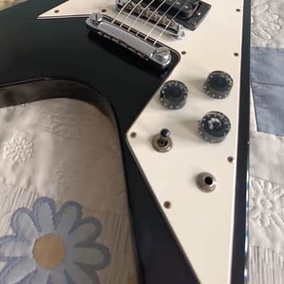 ESP Flying V 1979 - Black - RARE!! image 3
