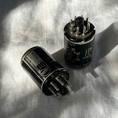 Pair of Vintage Altec/Peerless 15356 and 15356A line transformers image 2