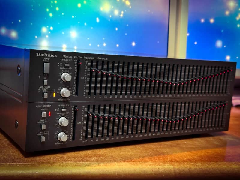 Technics SH-8075 🌈MINT & RaRe🌈 Vintage Stereo Graphic Equalizer