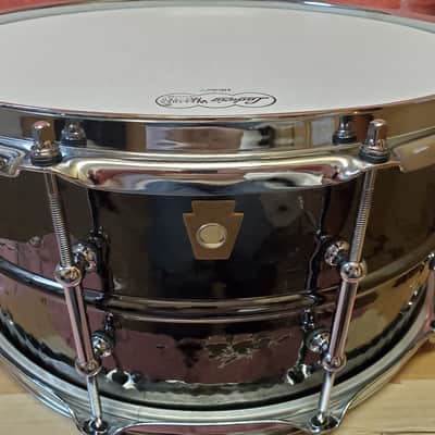 Ludwig *Pre-Order* Black Beauty Brass 6.5x14" Hammered Shell Snare Drum Tube Lugs LB417KT | Made in the USA | Special Order | Authorized Dealer image 10