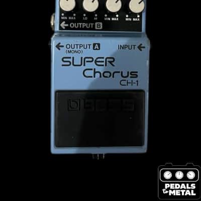 Boss CH-1 Super Chorus (Dark Gray Label) 2001 - Present - Blue - X18517 image 1