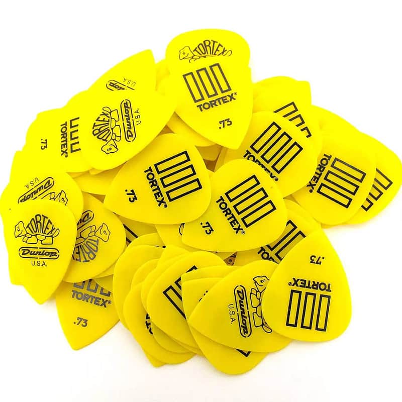 Immagine Dunlop 418R73 Tortex Standard .73mm Guitar Picks (72-Pack) - 1