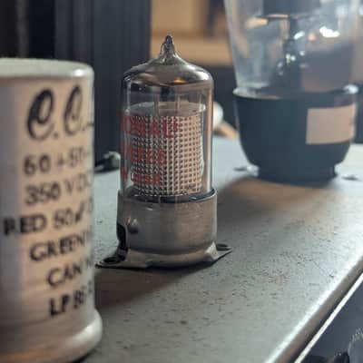 Vintage 1960s Linear L50 British Valve Amp Head | EF86 + EL34 + Mullard U52 | Original Transformers | With Schematic and Service Notes | Untested image 8