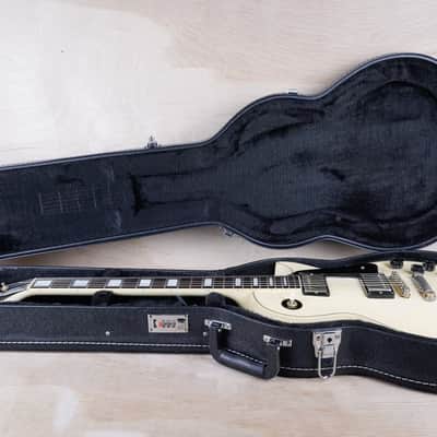 Orville by Gibson LPC Les Paul Custom 1988 Alpine White Lacquer Finish Tim Shaw USA Pickups Japan w/ Hard Case image 2
