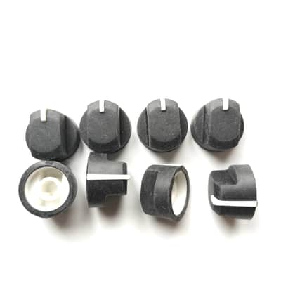 Rubber knobs x8pcs for x0xb0x 6mm potentiometer shafts image 2