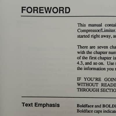 Operating Manual for Symetrix 525 Dual Gated Compressor / Limiter 1989 image 3