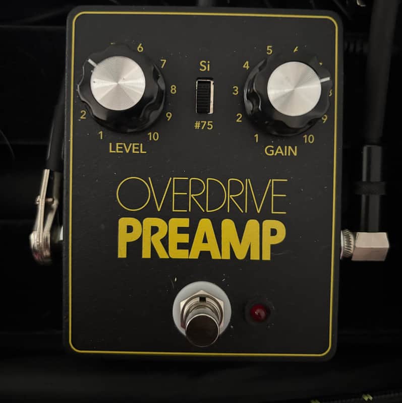 JHS Overdrive / Preamp 2022 - Present - Black / Yellow image 1