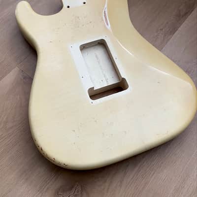 Golden Era Aged Guitars - Olympic White Strat Body image 9