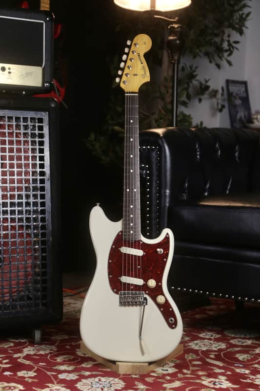 Fender Mustang Char Signature, MADE IN JAPAN 2023 - Olympic White image 1