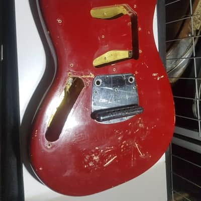 1966 FENDER MUSTANG LEFT HAND BODY USA - smells like KURT image 4