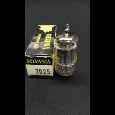 NOS NIB SYLVANIA 7025 (Low Noise 12AX7) Vintage Audio VACUUM TUBE Tested 10.9874 image 3