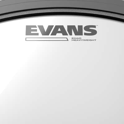 Evans Heavyweight Knockout Pack 22" EMAD Bass & 14" Snare Batter Drumheads image 2